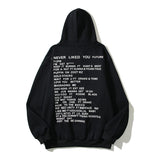Kanye West Sunday Service Hoodie Spoof Character Fleece Hoodie