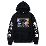 Anime Hoddies Kimetsu No Yaiba Inflammatory Column Loose Sweater