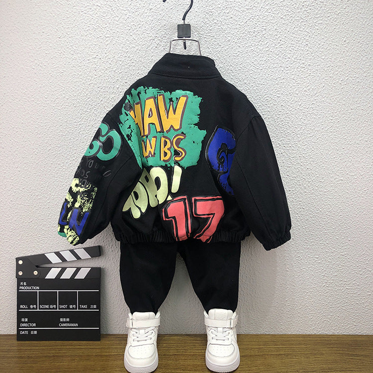 Toddler Boys Jackets Boys' Denim Jacket Spring and Autumn