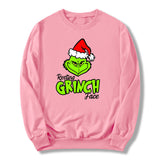 Men and Women Grinch Sweater round Neck Sweater Autumn and Winter