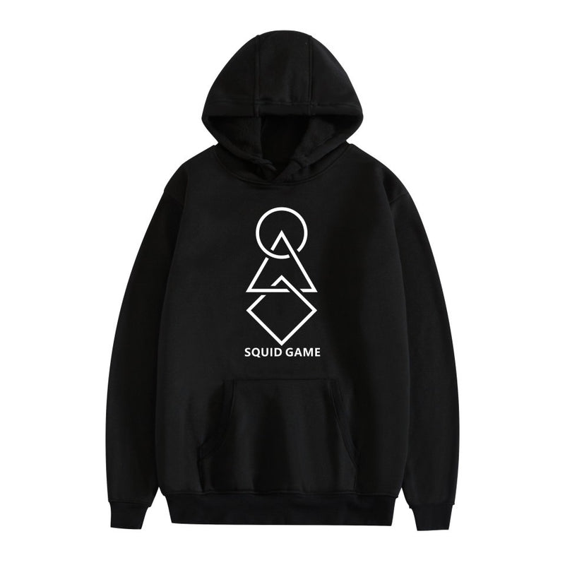 Squid Game Costume Anime Print Fashion Casual Hooded Sweatshirt