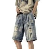 Men Denim Shorts Men's Summer