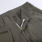 Julia Fox Low Rise Jeans Rock Style Cool Handsome Overalls Retro Multi-Pocket Straight Slimming Jeans