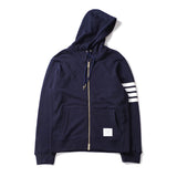 Cardigan Baseball Jacket TB Terry Zipper Cardigan Hoodie