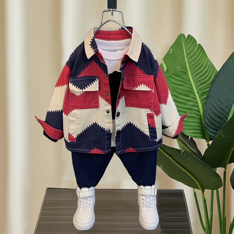 Toddler Boys Jackets Boys' Autumn Shirt Casual Top
