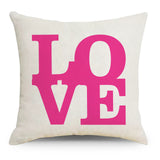 Valentine's Day Pillow Covers 4 Piece Random Styles Together, Holiday Home Pillow Throw Pillowcase