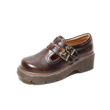 Mary Jane Shoes Vintage Women'S Shoes Jk Leather Shoes