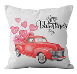 Valentine's Day Pillow Covers 4 Piece Random Styles Together, Holiday Home Gift Pillow Cushion Cover