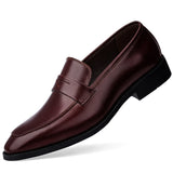 Men's Loafers RelaxedFit SlipOn Loafer Men Shoes Suit Leather Shoes Business Comfortable Fashion Casual