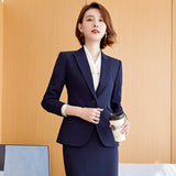 Interview Suit Women's Work Clothes Suit Jacket Women's Summer
