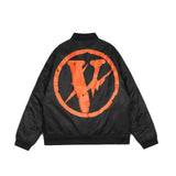 Vlone Jean Jacket Winter Jacket Street Warm Coat Hip Hop Men And Women