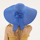 Big Hats Straw Hat Summer Beach Hat Sun Hat Sun Protection Women's Sun Hat