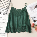 Coachella Music Festival Outfits Hollow Lace Camisole Women's Summer