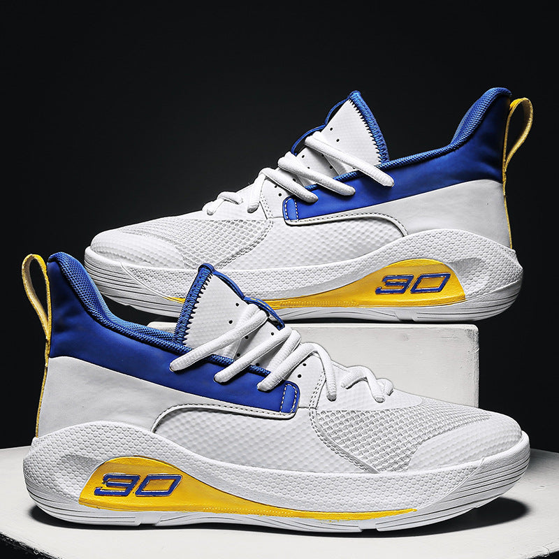 Men Basketball Shoeses Mesh Breathable Student Practical Wear-Resistant Non-Slip Men's Shoes