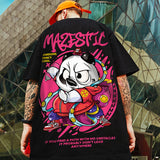 Men T-Shirts Loose Printed Half Sleeve