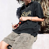 Askyurself T Shirt Short Sleeve Men's Loose T-shirt Women's Summer