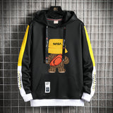 Men Hoodie Pullover Loose Sports and Leisure Top Youth Trendy