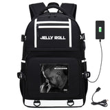 Jelly Roll Bag Jerry Roll Rapper Multi-Function Backpack