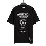 Gallery Dept T Shitrs Summer Los Angeles Letter Short Sleeved T-shirt