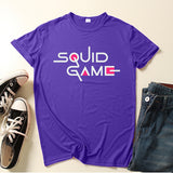 Squid Game Costume Printed Men's and Women's Loose round Neck Short Sleeve T-shirt