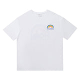 Noah T Shirt Noah Cross Classic Rainbow Printing Loose Cotton Oversize Short Sleeve Men'S T-Shirt Women'S Couple Wear