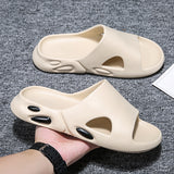 Mens Slide Large Size Summer Fish Mouth Beach Sandals Men'S Slippers