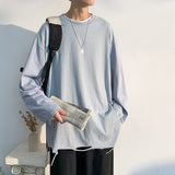 Men's Sweatshirt Autumn Loose round Neck Long Sleeve T-shirt Large Size Men's Clothing