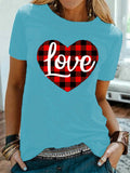 Valentine's Day T Shirt Men's Short-Sleeved European and American Top T-shirt