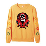 Squid Game Costume Casual Sports round Neck Sweater for Men