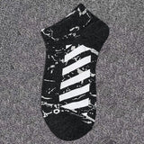 Off White Socks Short Socks Men's and Women's Basketball Sports Ankle Socks Hip Hop Socks