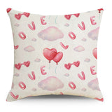 Valentine's Day Pillow Covers 4 Piece Random Styles Together, Love Festival Home Pillow Cushion Cover