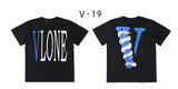 Vlone T Shirt Short Sleeve Couple Loose T-Shirt