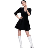 Maxi Burgundy Dress Formal Winter Fashion Dress for Women