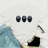 Squid Game Costume Printed Short-Sleeved Men's and Women's T-shirt