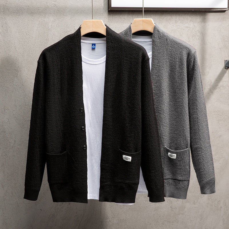 Men's Jackets Autumn Men's Knitted Jacket Loose