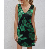 Modern Gypsy Outfits V-neck Printed Dress