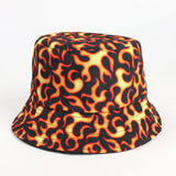 Bucket Hat Fishing Cap Cotton Print Fisherman Hat Vintage Printing Men and Women Outdoor