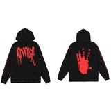 Revenge Hoodie Skull Printed Hoodie
