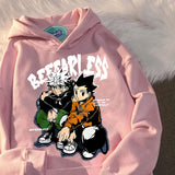 Anime Hoddies Autumn and Winter Hoodie Women's Pullover and Fleece Sweater