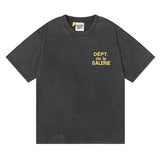 Gallery Dept T Shitrs Retro Washed Distressed Short Sleeve