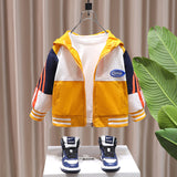 Toddler Boys Jackets Boys' Coat Spring and Autumn Jacket Hooded