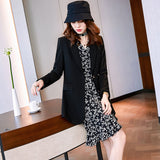 Interview Suit Women's Brown Blazer Women's Spring and Autumn Leisure Dress