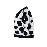 Men Sweater Cow Spot Contrasting Color Jacquard Sweater Vest Men