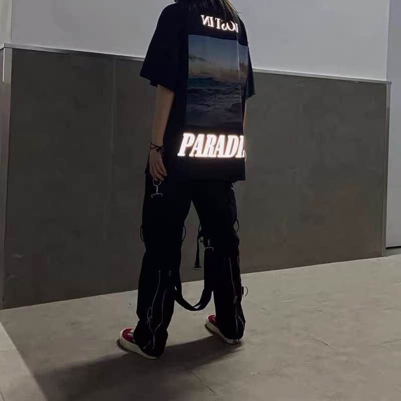 Askyurself T Shirt Big Talker Same Reflective California HAILANG Pattern