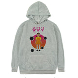 Squid Game Costume Autumn and Winter Men's and Women's Casual Loose Hooded Sweater