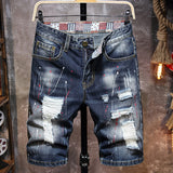 Men Jorts Men's Denim Summer Shorts Loose plus Size