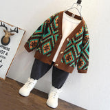 Toddler Boys Sweater Coat Spring and Autumn Cardigan Sweater