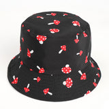 Bucket Hat Fishing Cap Cotton Print Fisherman Hat Printing Men and Women Outdoor Leisure