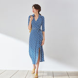 Gloria Vanderbilt Elegant Stretch Acetate Knitted Printed Dress