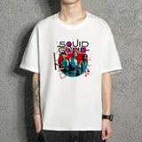 Squid Game Costume round Six Graphic Printed Short-Sleeved T-shirt